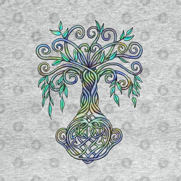 Celtic Tree of Life Multi Colored by Astrablink7